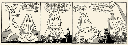 Tove Jannsen Moomin comic strip