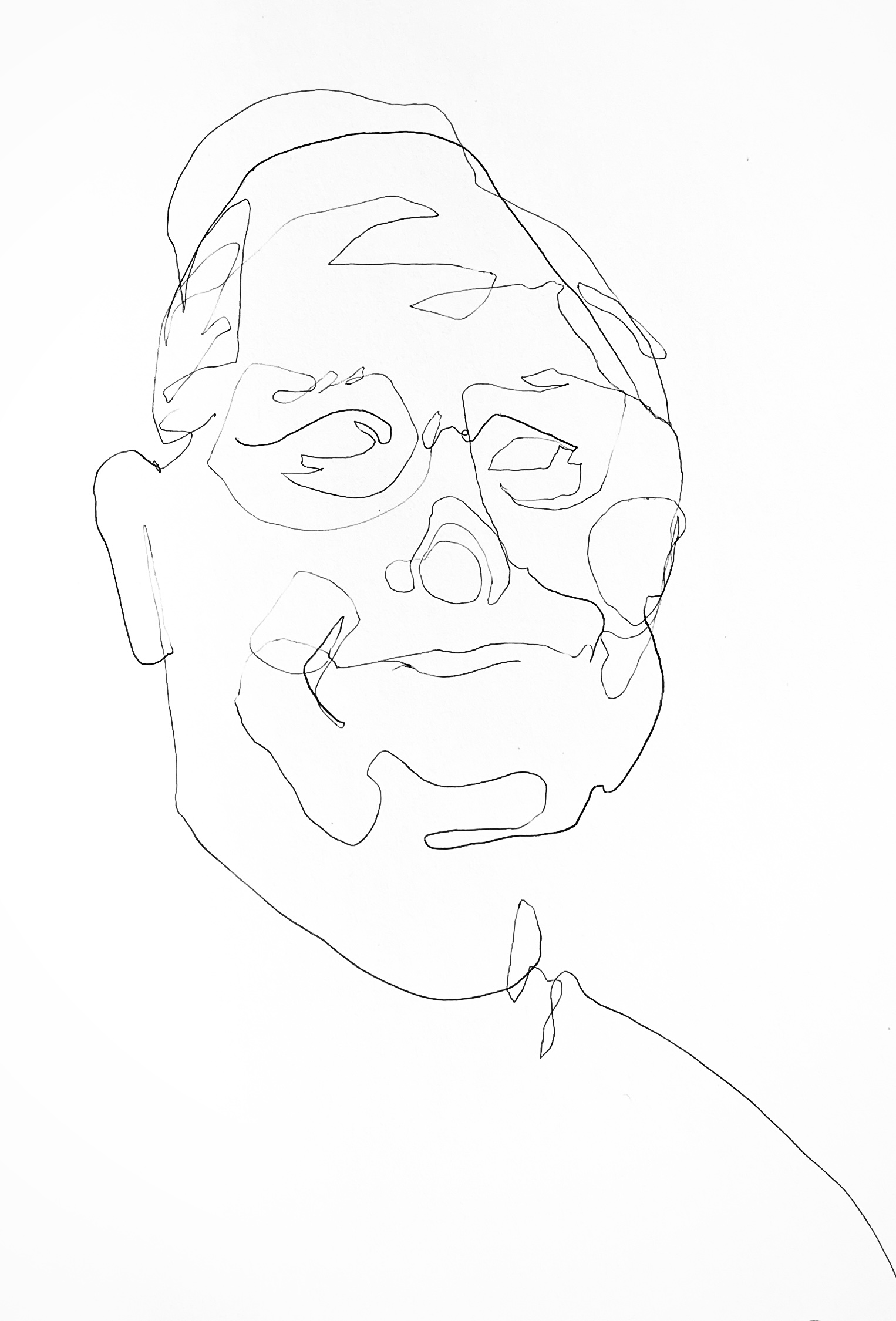 pope leo xiv drawing